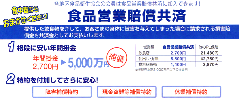 食品営業賠償共済